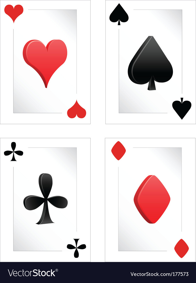 Poker heart diamond spade